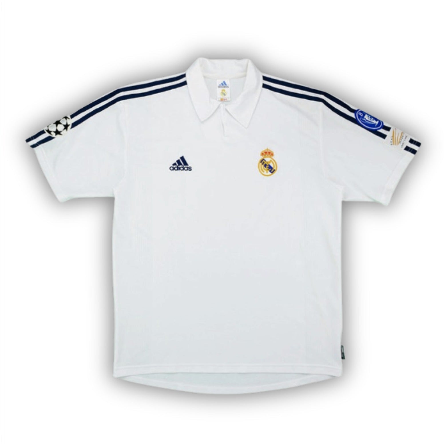 2001 - 02 - REAL MADRID HOME SHORT SLEEVE | RETRO - MODU CLUB EU