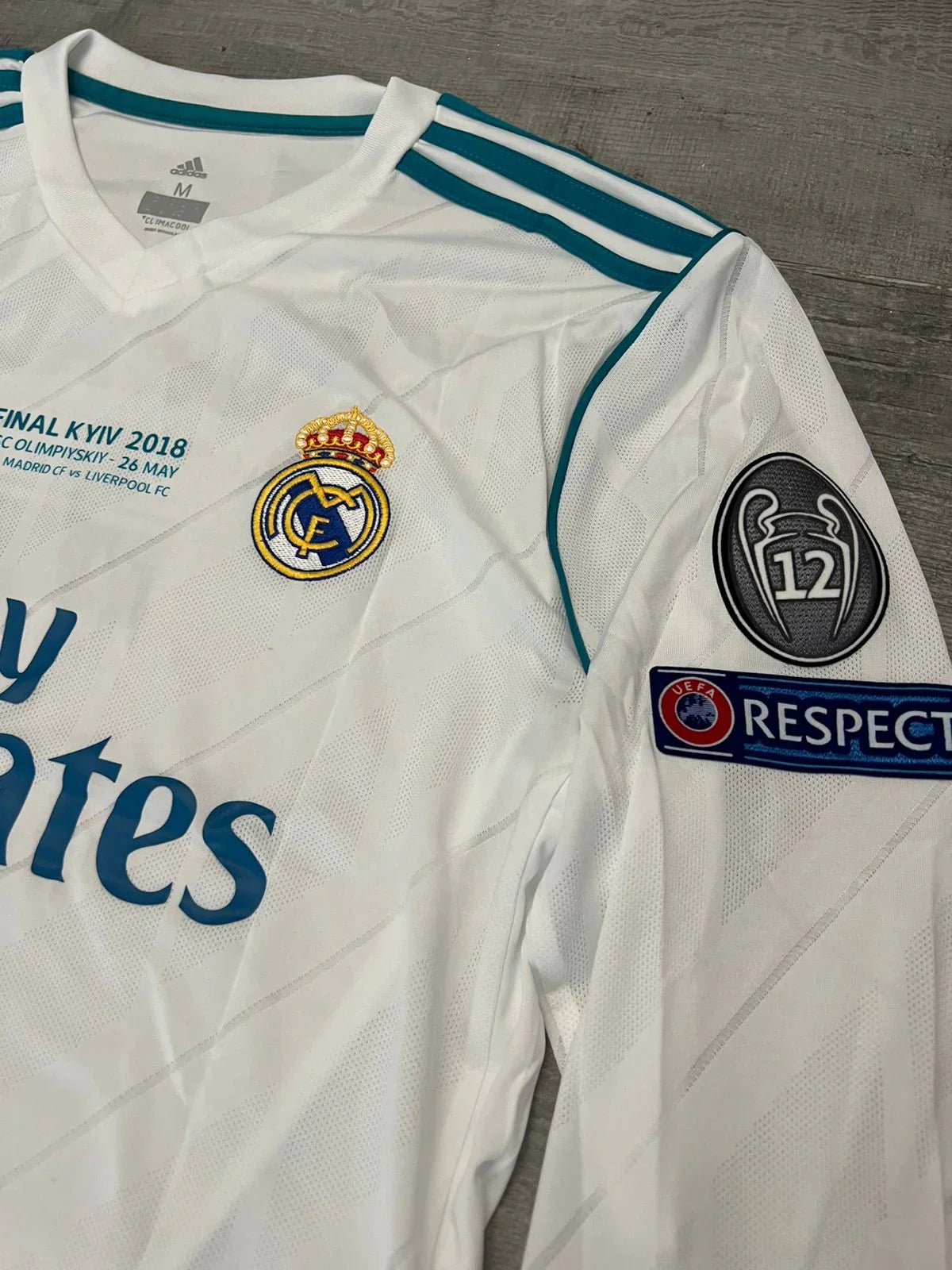 2017 - 18 - REAL MADRID HOME LONG SLEEVE | RETRO - MODU CLUB EU